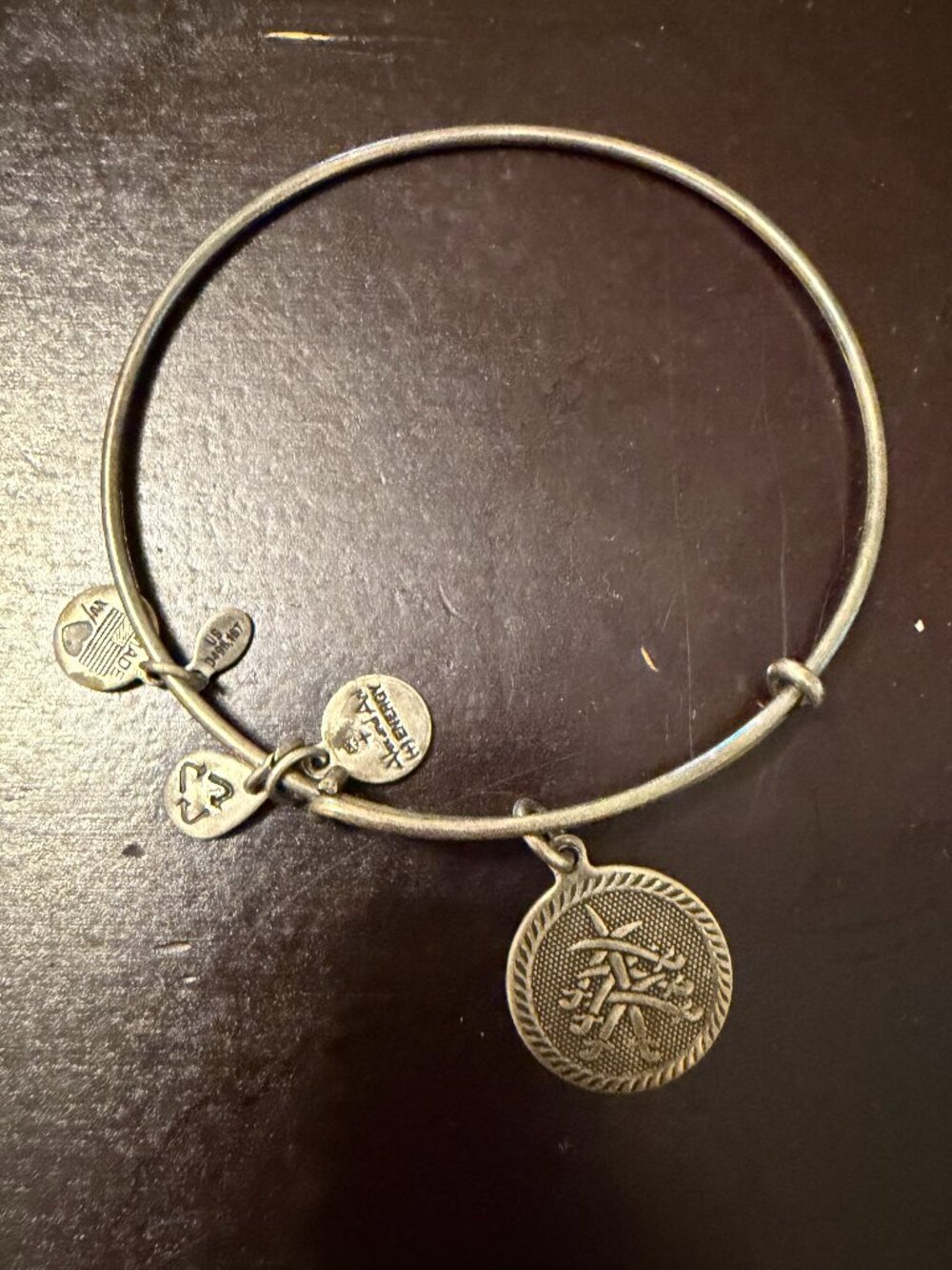 Seven Swords Alex and Ani Bracelet, Silver